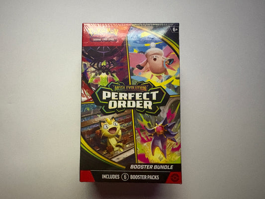 Pokemon TCG: Mega Evolution- Perfect Order Booster Bundle (6 packs)