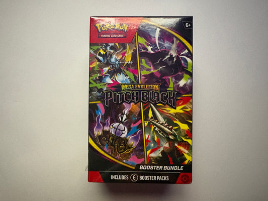 Pokemon TCG: Mega Evolution- Pitch Black Booster Bundle (6 packs)